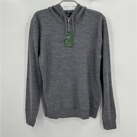 Quince Other - Quince Men’s Gray Australian Merino Wool Hoodie Sweatshirt sz S Long Sleeve